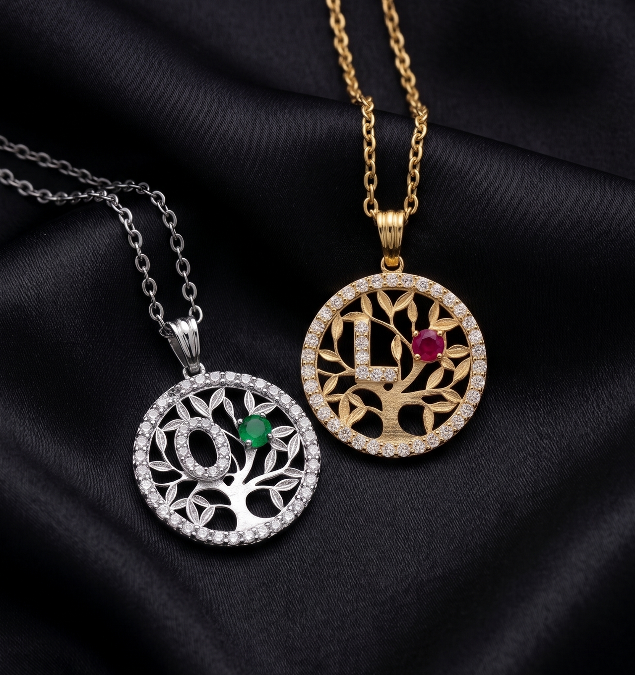 Tree Of Love Pave Pendant