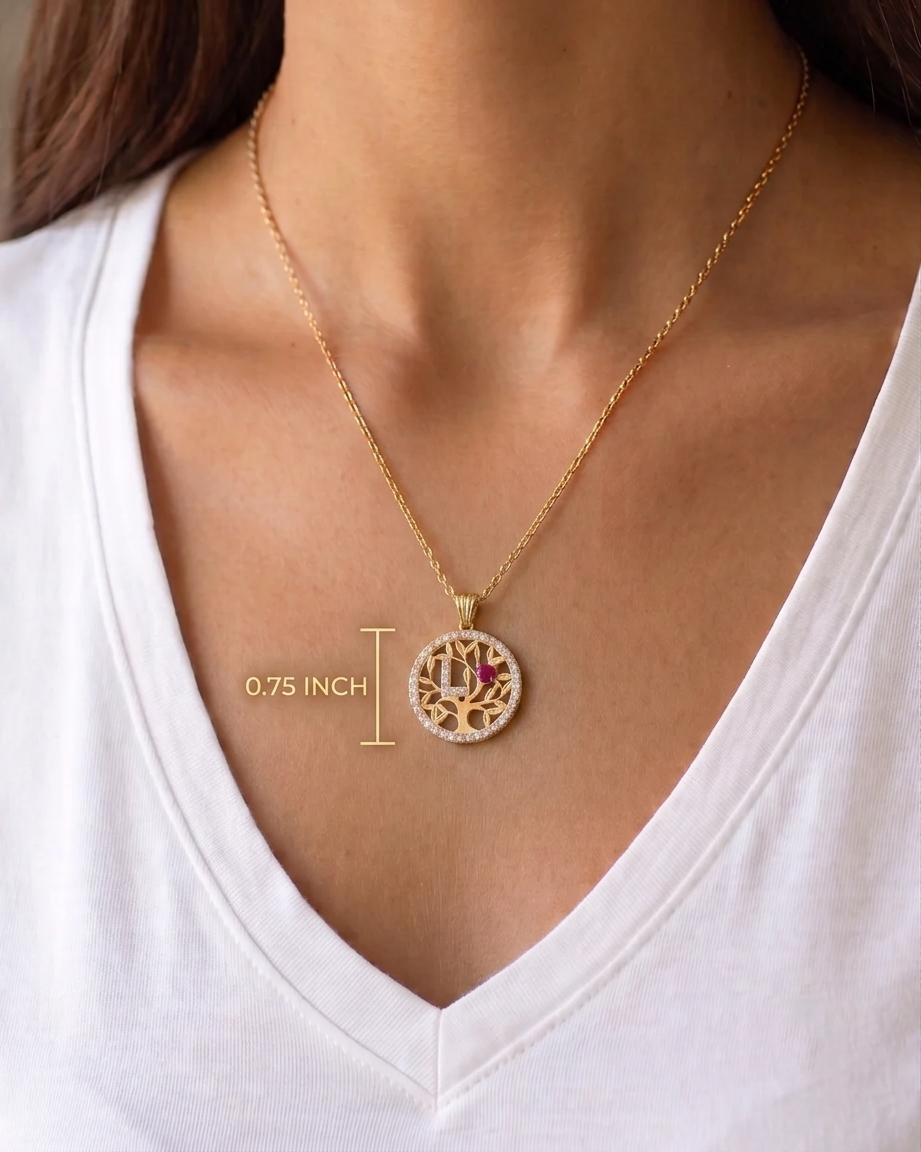 Tree Of Love Pave Pendant