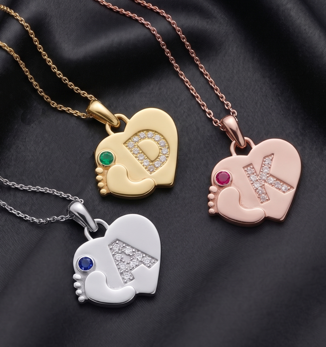 Baby Footprint Pendant