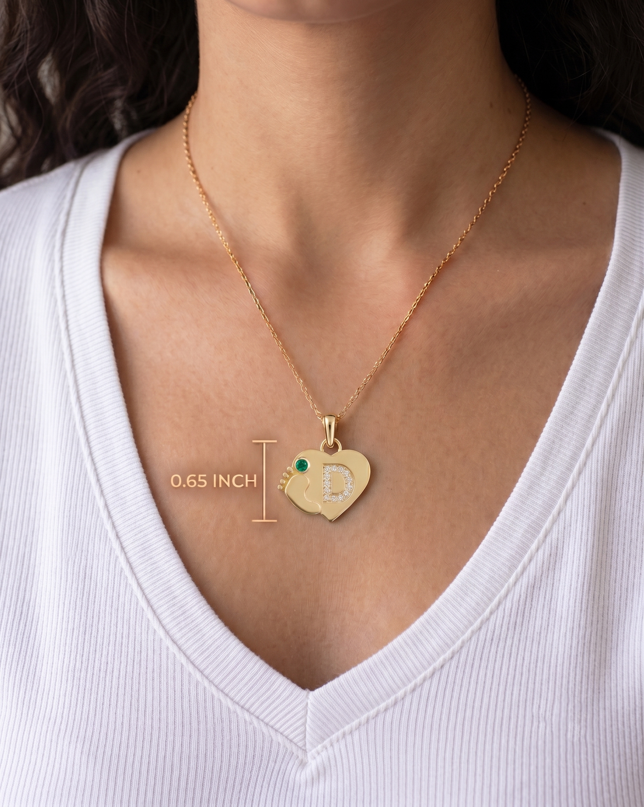 Baby Footprint Pendant